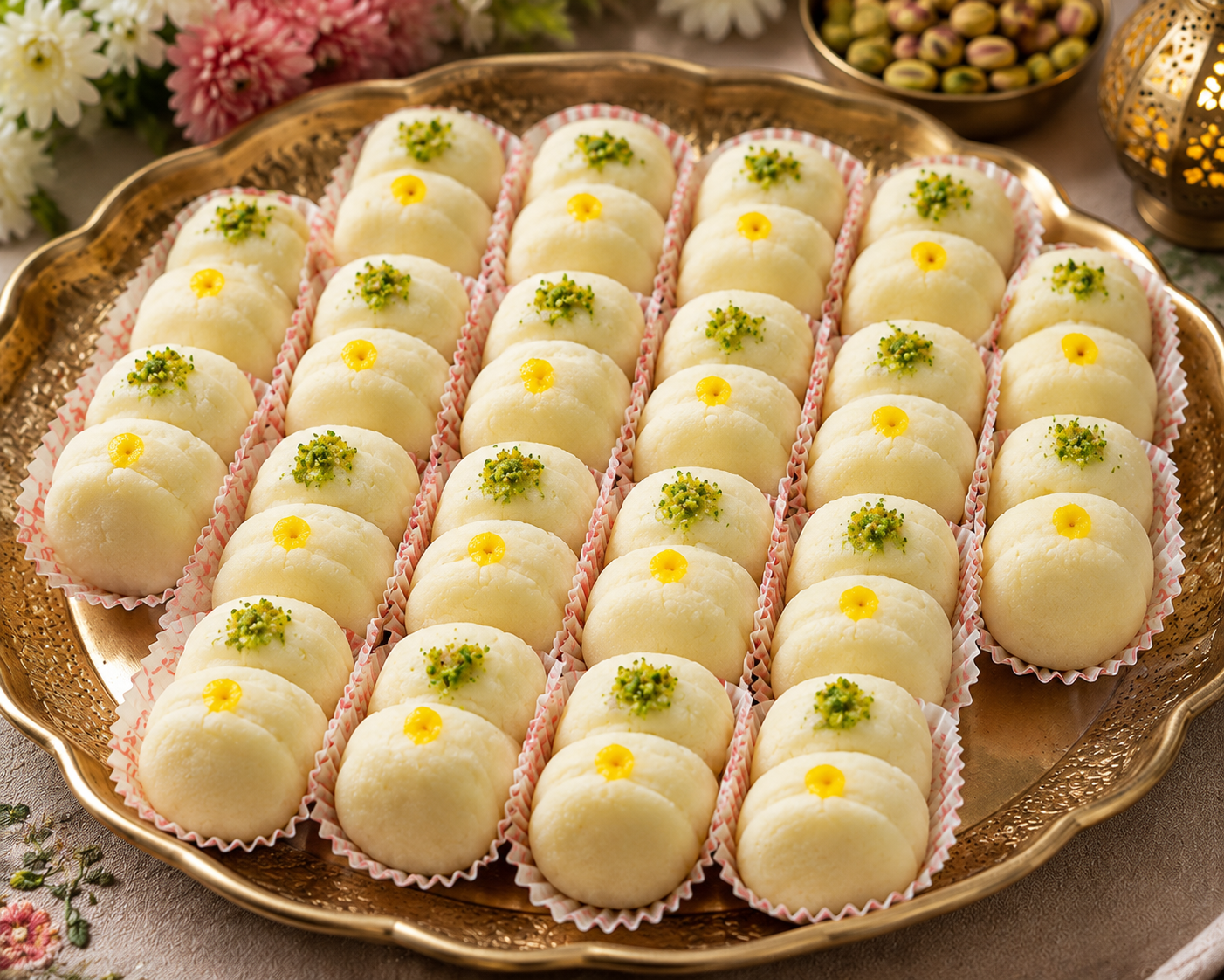 Odisha Special White oval Traditional Milk Malai Peda